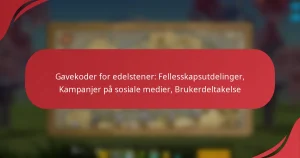 Gavekoder for edelstener: Fellesskapsutdelinger, Kampanjer på sosiale medier, Brukerdeltakelse