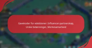 Gavekoder for edelstener: Influencer-partnerskap, Unike belønninger, Merkesamarbeid