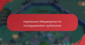 Høytidsevent Milepælspriser for Hurtigopplevelser og Ressurser