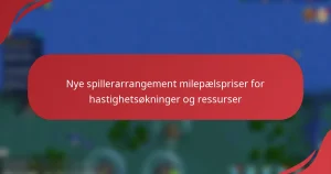Nye spillerarrangement milepælspriser for hastighetsøkninger og ressurser