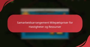 Samarbeidsarrangement Milepælspriser for Hastigheter og Ressurser